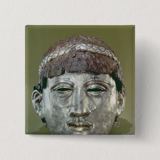 Sturzhelm in zwei Teilen Button (Vorderseite)