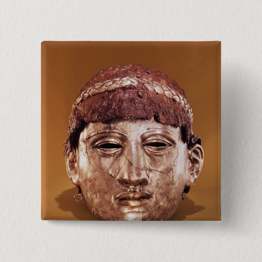 Sturzhelm in zwei Teilen Button (Vorderseite)