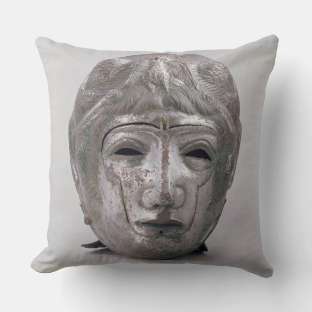 Sturzhelm mit Eagle-Dekoration, römisch (Silber) Kissen (Vorderseite)