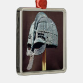 Sturzhelm, vom Vendel Schatz Silbernes Ornament (Rechts)