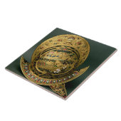 Sturzhelm von (1550-74) 16. Jahrhundert Charless Fliese (Seite)