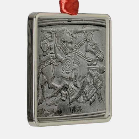 Sturzhelmfragment, von Sutton Hoo Schatz Ornament Aus Metall (Rechts)