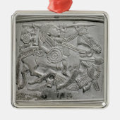 Sturzhelmfragment, von Sutton Hoo Schatz Ornament Aus Metall (Vorne)