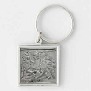 Sturzhelmfragment, von Sutton Hoo Schatz Schlüsselanhänger