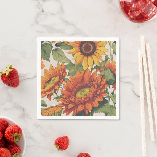 Sturznapkins Halloween oder Erntedank Serviette (Beispiel)