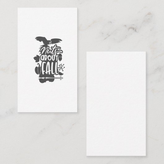 Sturznuss Visitenkarte (Vorne/Hinten)