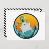 Sturzschiff Postkarte (Vorne/Hinten)