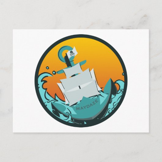 Sturzschiff Postkarte (Vorderseite)