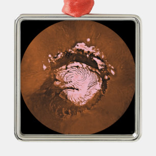 Stute Boreum Region von Mars Silbernes Ornament