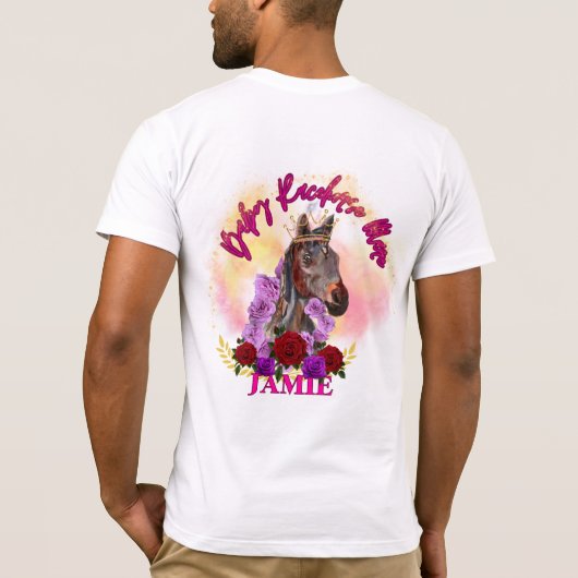 Stute! Mein Bein geht nicht so. T-Shirt (Rückseite)