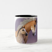 Stute und Fohlen - Appaloosa Zweifarbige Tasse (Mittel)