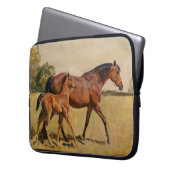 Stute und Fohlen durch Munnings Laptopschutzhülle (Vorderseite Links)