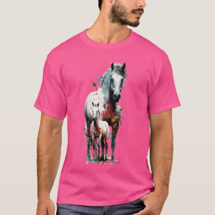 Stute und Fohlen T-Shirt