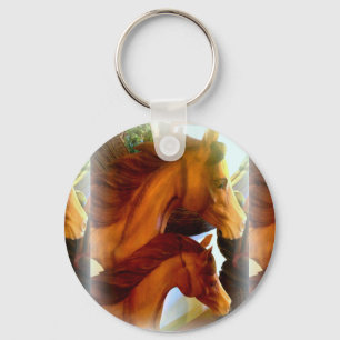 Stute und Pony-Schlüsselanhänger Schlüsselanhänger