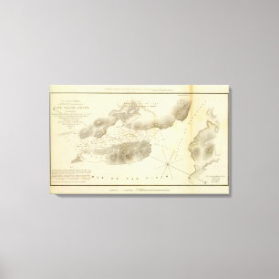 Stuten-Insel-Straßen, Calif Leinwanddruck