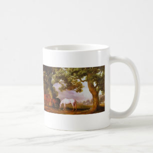 Stuten u. Fohlen Georges Stubbs- in einer Kaffeetasse