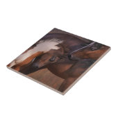 Stuten-und Fohlen-Kunst-Fliese Fliese (Seite)