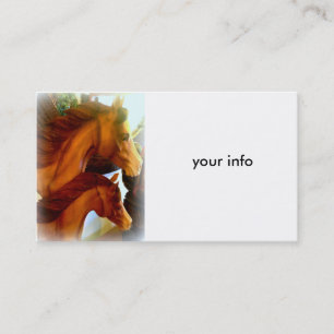 Stuten- und Pony-Visitenkarte Visitenkarte