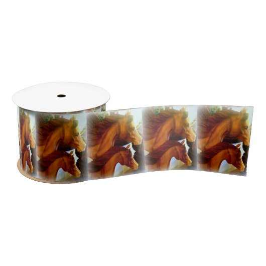 Stuten und Ponys, Satinband (Spule)
