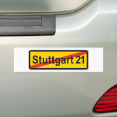 Stuttgart 21 autoaufkleber (Auf Auto)