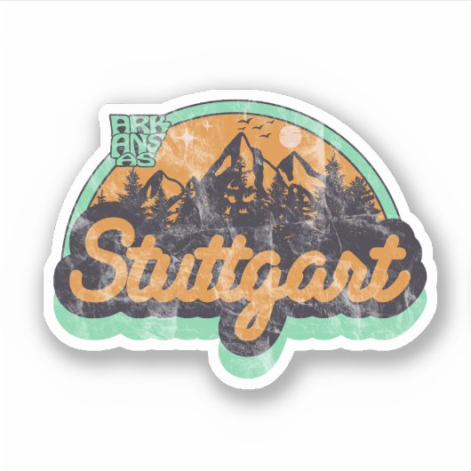 Stuttgart, Arkansas Sticker (Vorderseite)