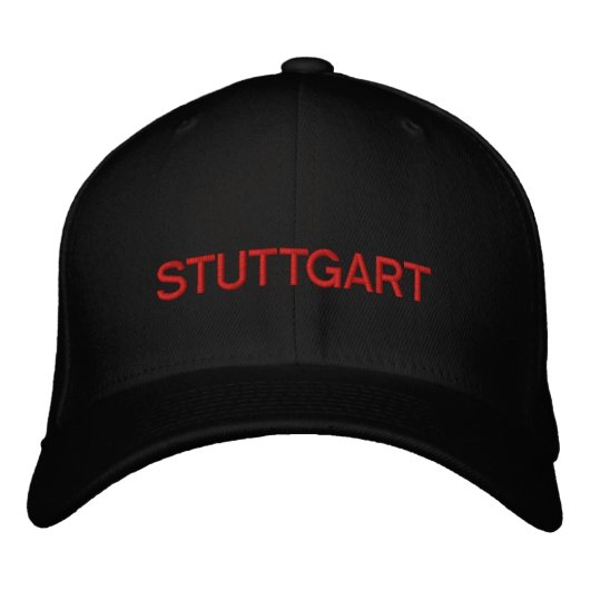 Stuttgart Cap Bestickte Baseballkappe (Vorderseite)
