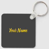 Stuttgart City Germany Retro Skyline Vintag Schlüsselanhänger (Rückseite)