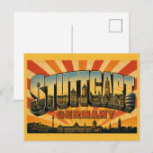 Stuttgart Deutschland Fernsehturm Postkarte (Vorne/Hinten)