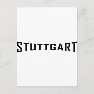 Stuttgart Deutschland Icon Postkarte