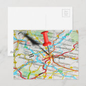 Stuttgart, Deutschland Postkarte (Vorne/Hinten)