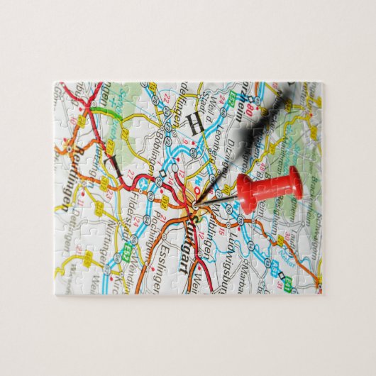 Stuttgart, Deutschland Puzzle (Horizontal)