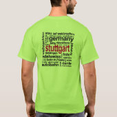 Stuttgart Deutschland - Ragland-Baseball-T - Shirt (Rückseite)