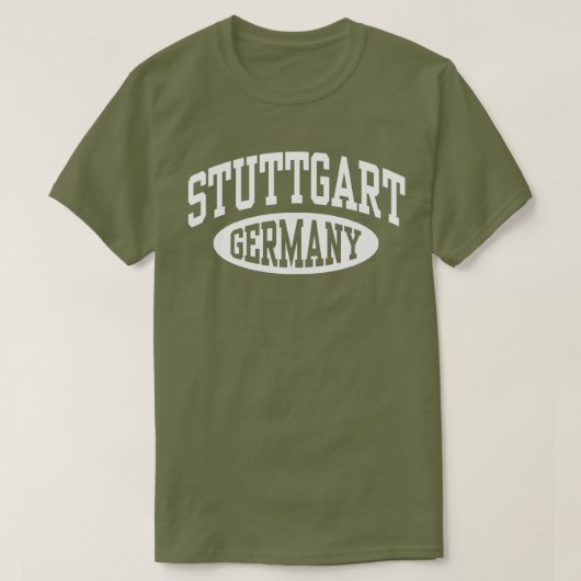 Stuttgart Deutschland T-Shirt (Design vorne)