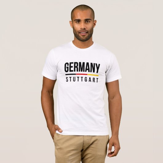 Stuttgart Deutschland T-Shirt (Vorne ganz)