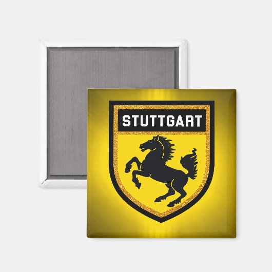 Stuttgart Flag Magnet (Vorderseite/Rückseite)