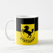 Stuttgart-Flagge (Deutschland) Kaffeetasse (Links)