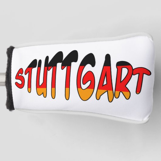 Stuttgart - Golf Head Cover in Graffiti Headcover (Vorderseite)
