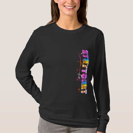 Stuttgart Letters Watercolor Stuttgart T-Shirt (Vorderseite)