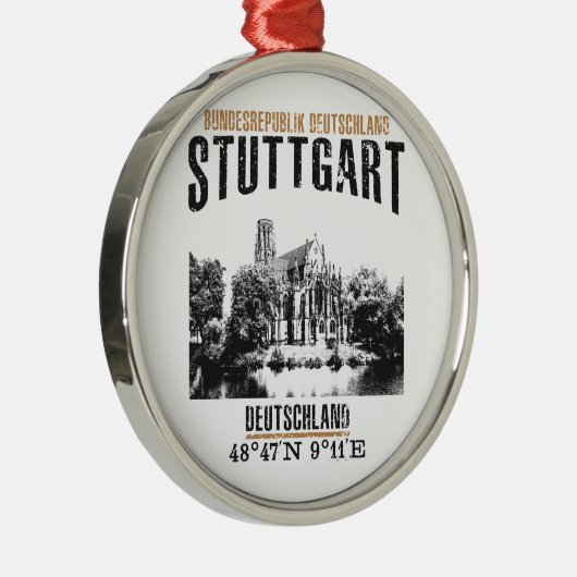 Stuttgart Ornament Aus Metall (Rechts)