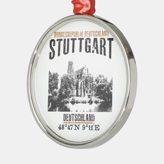 Stuttgart Ornament Aus Metall (Links)