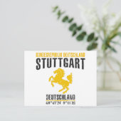 Stuttgart Postkarte (Stehend Vorderseite)