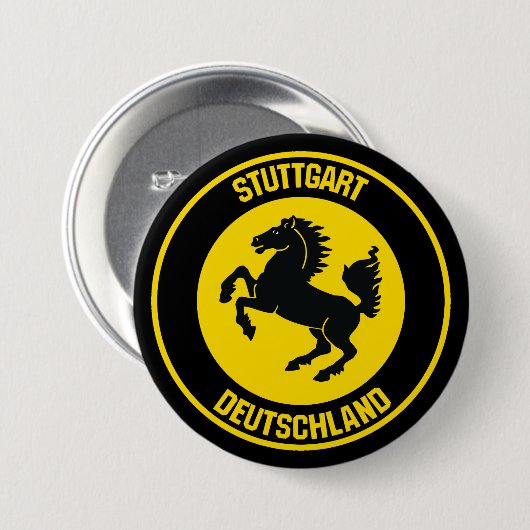 Stuttgart-RundEmblem Button (Vorne & Hinten)