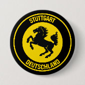 Stuttgart-RundEmblem Button (Vorderseite)