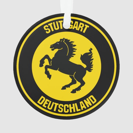 Stuttgart-RundEmblem Ornament (Rückseite)