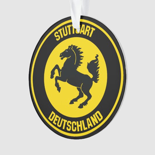 Stuttgart-RundEmblem Ornament (Vorderseite)