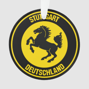 Stuttgart-RundEmblem Ornament