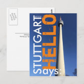 Stuttgart sagt Hallo 2.0 Postkarte (Vorne/Hinten)