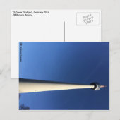 Stuttgart sagt Hallo Postkarte (Vorne/Hinten)