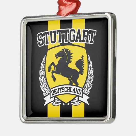 Stuttgart Silbernes Ornament (Links)