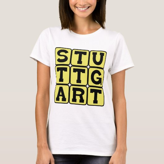 Stuttgart, Stadt Deutschland T-Shirt (Vorderseite)